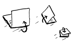 Fold the paper again, and again, and again